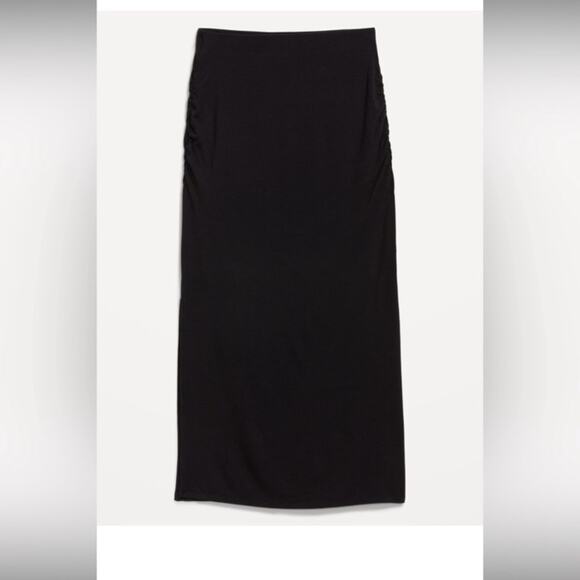 Old Navy black Ruched Maxi Skirt - Picture 5 of 12